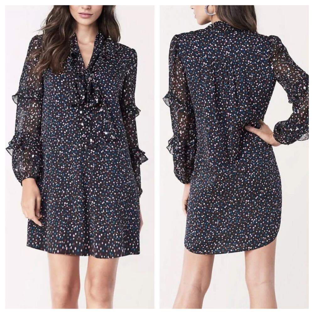 Diane Von Furstenberg Amelie Silk Mini Dress